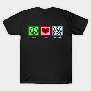 Peace Love Crosswords T-Shirt